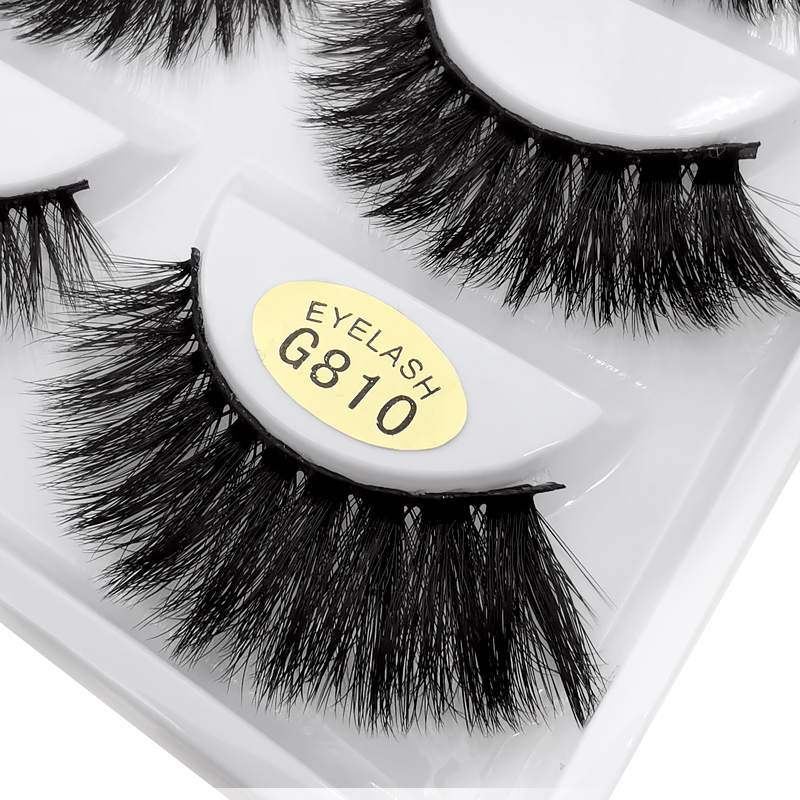 5 Pairs Mink Eyelashes False Eyelashes natural False Lashes 3D Mink Lashes 3D Lashes Mink Faux Cils Cilios Fluffy Fake Eyelashes