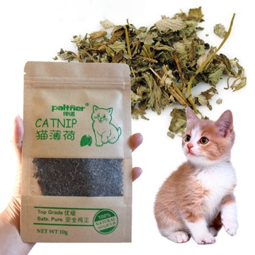 Pet Supplies Menthol Flavor Funny Cat Toys New Organic 100% Natural Premium Catnip Cattle Grass 10g Pet Products Dropshipping