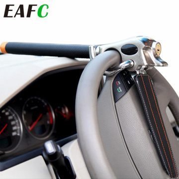 Universal Car Steering Wheel Lock Foldable Anti-Theft Security Car Locks Auto Steering Lock Anti Theft Protection T-Locks