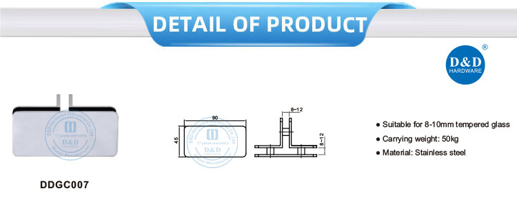glass mounting clips