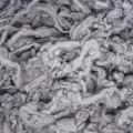 Free shipping Peru alpaca Curly Fiber for Wool Felt Gray 50g (Needle Felting) especially for Poodle/Bichon and Sheep