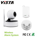 Home Security Alarm Kit 720P IP Camera Smoke Gas Detector