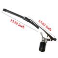 Universal 12V UTV Electric Windshield Wiper Motor Kit 18" inches Flat Windshield Wiper Motor Kit for Polaris Ranger RZR Can Am