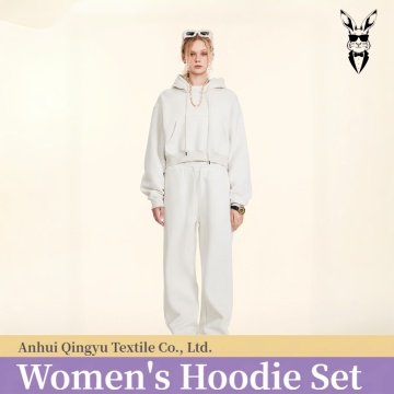 Elegant Women's Pullover Hoodie Set
