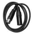4 pin XLR Male to XLR FEMALE Power Cable Cord 1M for DSLR Camera Photography