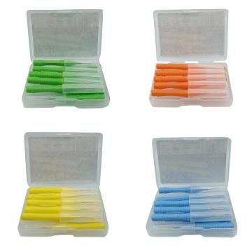 10 PCS/Box 1-Shaped Orthodontics Interdental Brush Cleaning Teeth Oral Care Cleaner Oral Dental Hygiene Brush For Daily Use