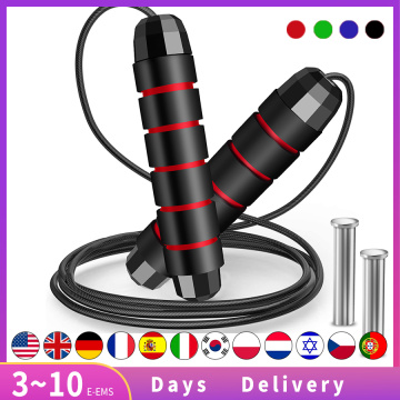 Bearing Sports Jump Rope Tangle-Free Jumping Rope On Foot Adjustable Skipping Rope Rapid Speed Comba Crossfit Fitness Equipment