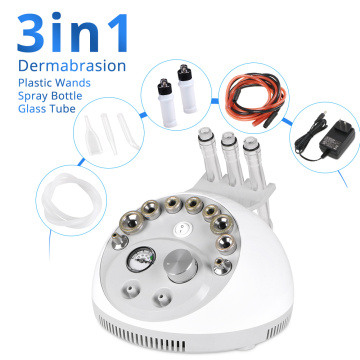 3 In 1 Diamond Dermabrasion Vacuum Blackhead Removal Skin Rejuvenation Microdermabrasion Skin Care Machine with gift