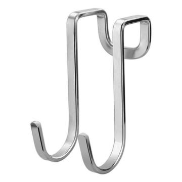 1PCS Bathroom Kitchen Double S Shape Stainless Steel Storage Hook For Wall And Door Home Key Organizer Accessories Home Cocina