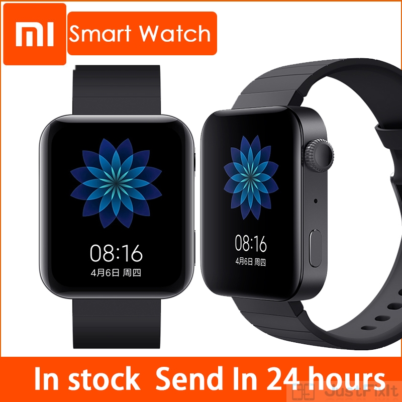 Xiaomi Smart Mi Watch GPS NFC WIFI ESIM Phone Call Bracelet Android Wristwatch Sport Bluetooth Fitness Heart Rate Monitor Track