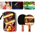 Huieson 6 Star 2pcs New Upgraded Carbon Table Tennis Racket Set Super Powerful Ping Pong Racket Bat For Adult Club Training d4