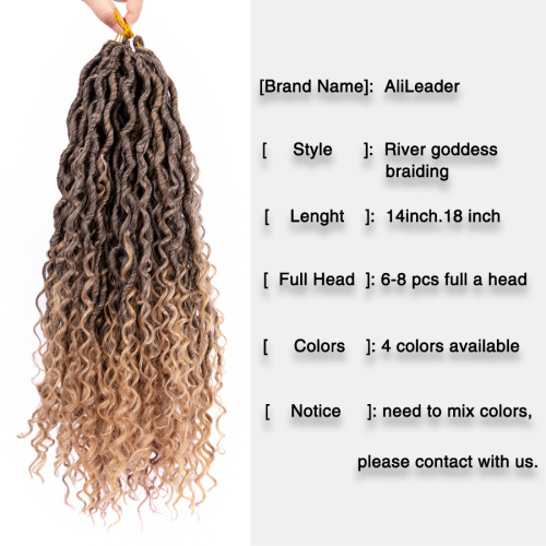 Curly River Faux Locs Synthetic Crochet Braids Hair Supplier, Supply Various Curly River Faux Locs Synthetic Crochet Braids Hair of High Quality