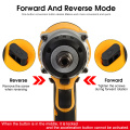 288VF 320N.m Cordless Electric Impact Wrench With 2 Rechargeable Battery Impact Drill Brushless LED Light 1/2 inch Power Tools