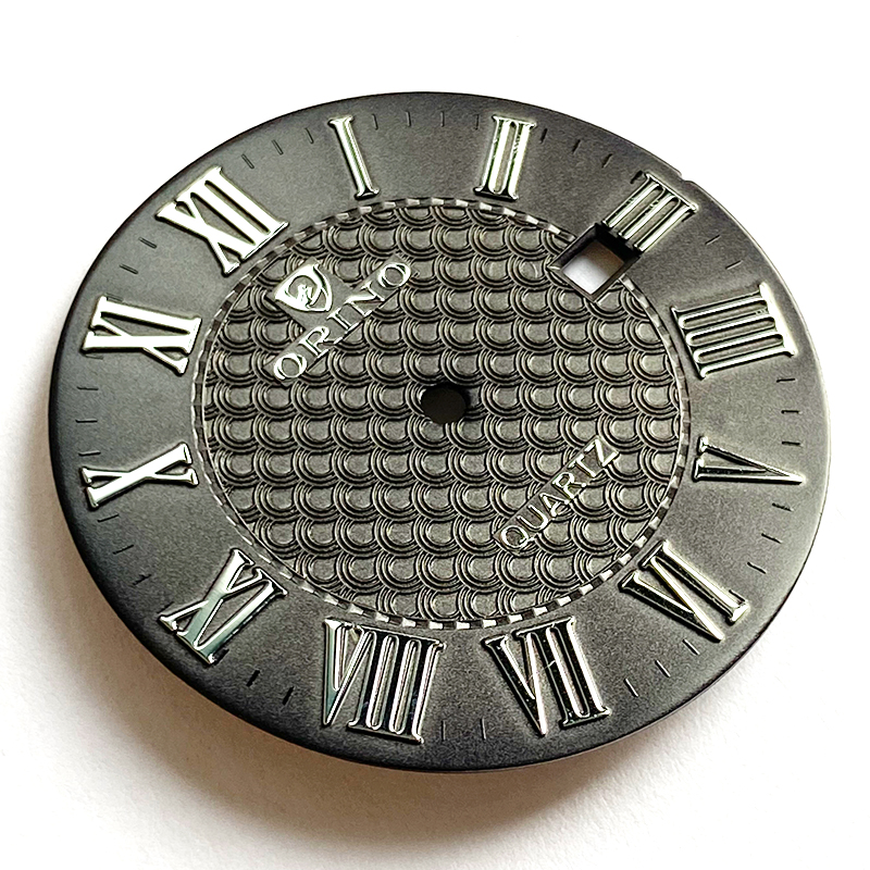 Roman numerals watch dial