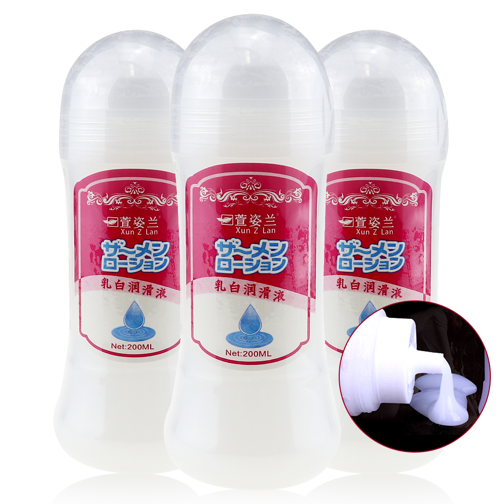 200ml Sex Imitation Semen Lubricant Japan Av Lubricant Water Base Vaginal Anal Lubricant Sex Lube Adult Sex Products