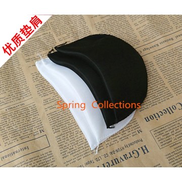 White Black 10pair/lot High quality Sewing Clothing Accessories White Shirt Sponger Shoulder Pads backpack shoulder pads14*8cm