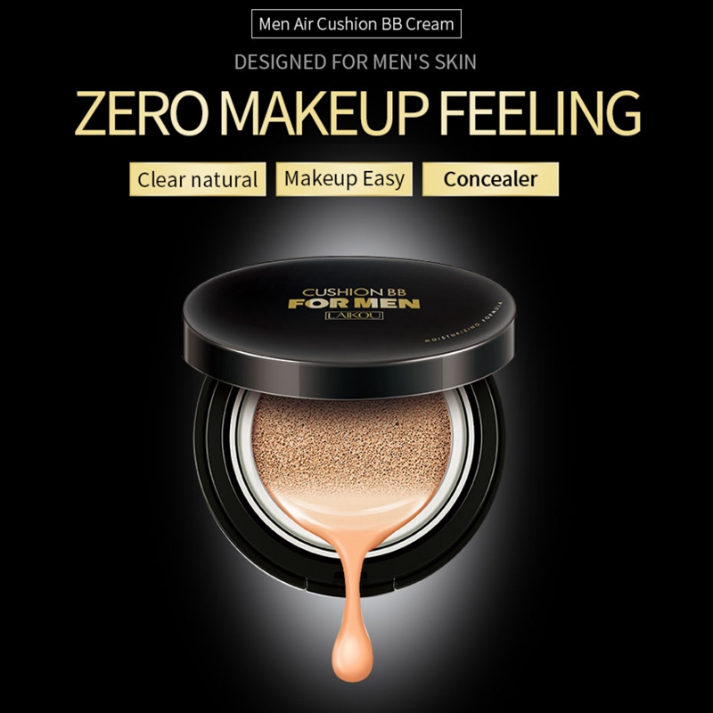 New Air Cushion BB&CC Cream Foundation Powder Concealer Whitening Moisturizing Brighten Bare Makeup 30g for Men