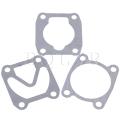 BQLZR Gray Engineering Plastics Paper Air Compressor Cylinder Head Base Valve Plate Sealing Gaskets Pack of 3