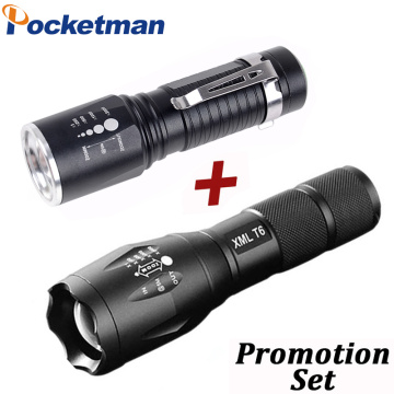 8000 Lumens Flashlight XML-T6 Tactical Flashlight waterproof Torch 5 Modes Portable Lamp zaklamp Light 18650 Battery Lantern