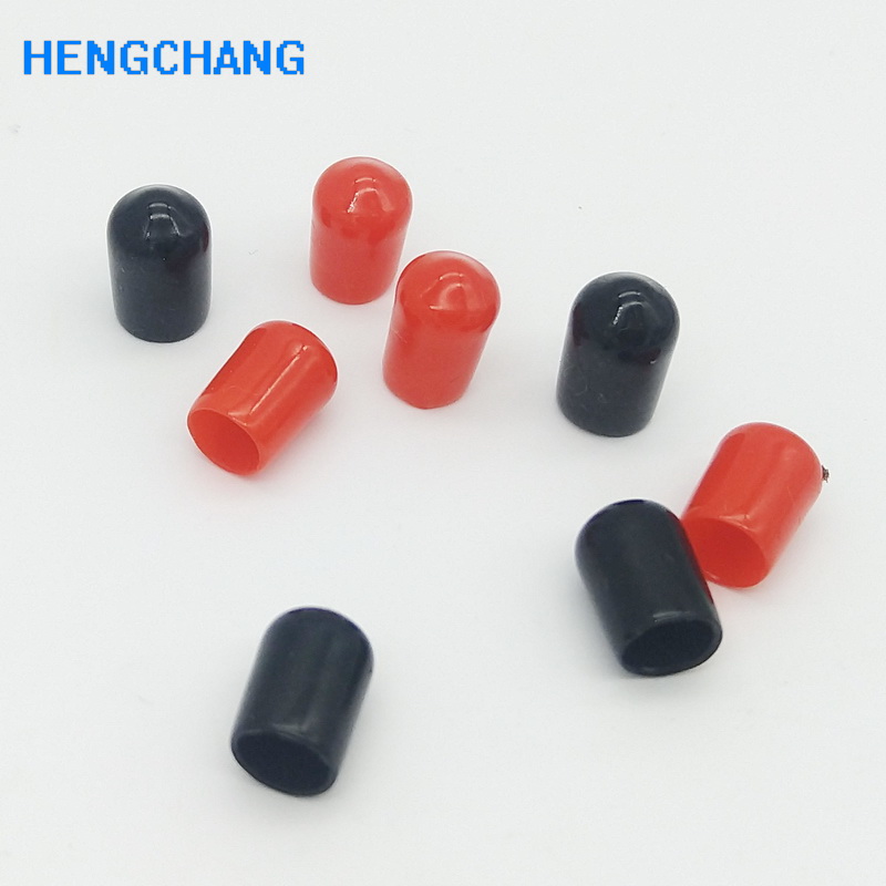 100pcs/lot rubber Covers 6mm Dust Cap for SMA Connector RF SMA Protection cover