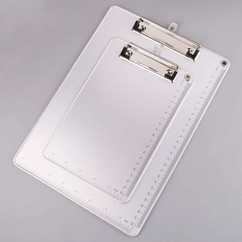 Portable A4/A5 Aluminum Alloy Writing Clip Board Antislip File Hardboard Paper Holder for Office School Stationery Supplies #524