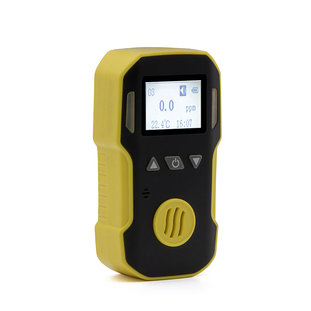 Gas Monitor O3 Ozone Gas Detector Portable with Sound + Light+Shock Alarm Gas Leak Detector Professional O3 Air Gas Analyzer