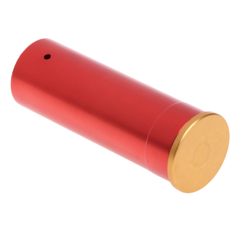 1pcs Red Dot Laser Bore Sight 12 Gauge Barrel Cartridge For 12GA Caliber Laser Wavelength 635-655nm W315