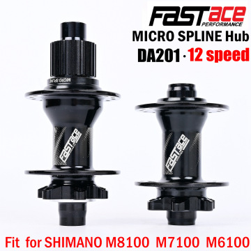 MICRO SPLINE Hub Bicycle hubs DEORE XT M8100 M7100 M6100 hubs 12s Hubs 32H 135x10mm 100x9mm MTB Bike 12 speed hubs FASTACE DA201