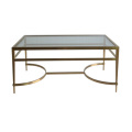 Simple style stainless steel coffee table