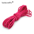 Lucia crafts 2m/lot 10mm Rubber Elastic Stretch Cord String Strap Rope DIY Handmade Apparel Garment Accessories I0818