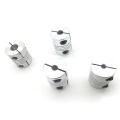 4PCS 5X10MM D25L30 Aluminum Z Axis Flexible Coupling For Stepper Motor Coupler Shaft Couplings 3D Printer Parts Accessory