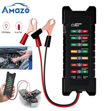car battery 12V 24V Car Battery Tester car battery charger Test LCD Digital Analyzer Auto Analyzer Alternator Cranking Check