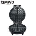 DMWD Electric mini Waffle maker cake oven Muffin machine Home cake baking pan biscuit machine for Breakfast mini automatic