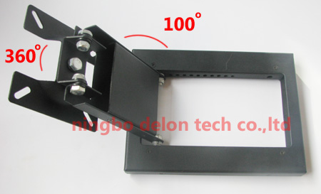 LCD-T2 10-30" steel tilt Touch screen desktop mount 360 rotate tv stand swivel small screen bracket holder