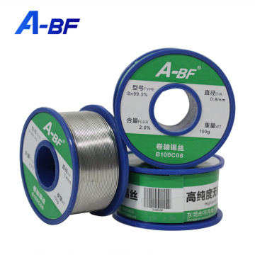 A-BF Lead Free Solder Tin Wire High Brightness No-clean Solder Wire Soldering Iron Soldering Station Tool 0.6mm/0.8mm/1.0mm