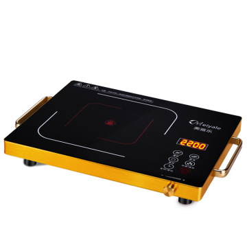 Touch Electric Ceramic Cooktop New Multi-Function High-Power Commercial Optical Wave Furnace Electric Furnace 2200W Intelligent