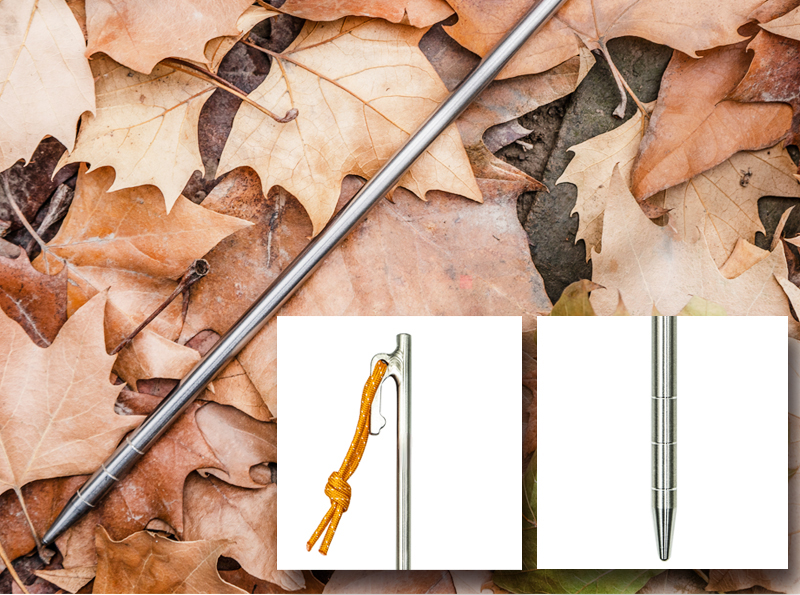 Ti Alloy Tent Pegs