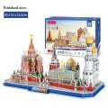 DIY Craft Paper Puzzle Model Architecture Model City London Paris Moscow 3D DIY Education Toys Handmade Adult Puzzle Game