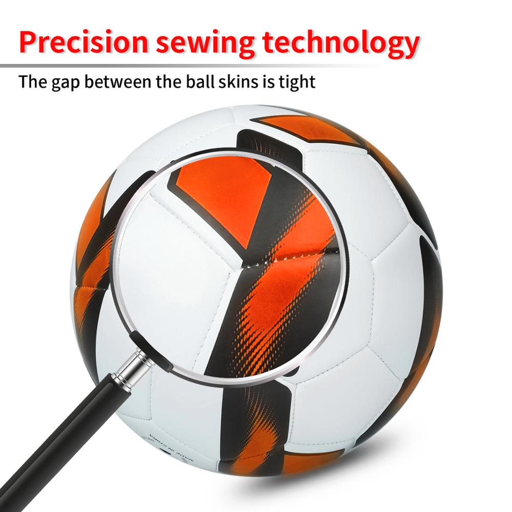 Soft Football Soccer Ball For Men Women Kids Youth Adults Superior TPU Outdoor Indoor Play Games Sports Training Practice Size 3