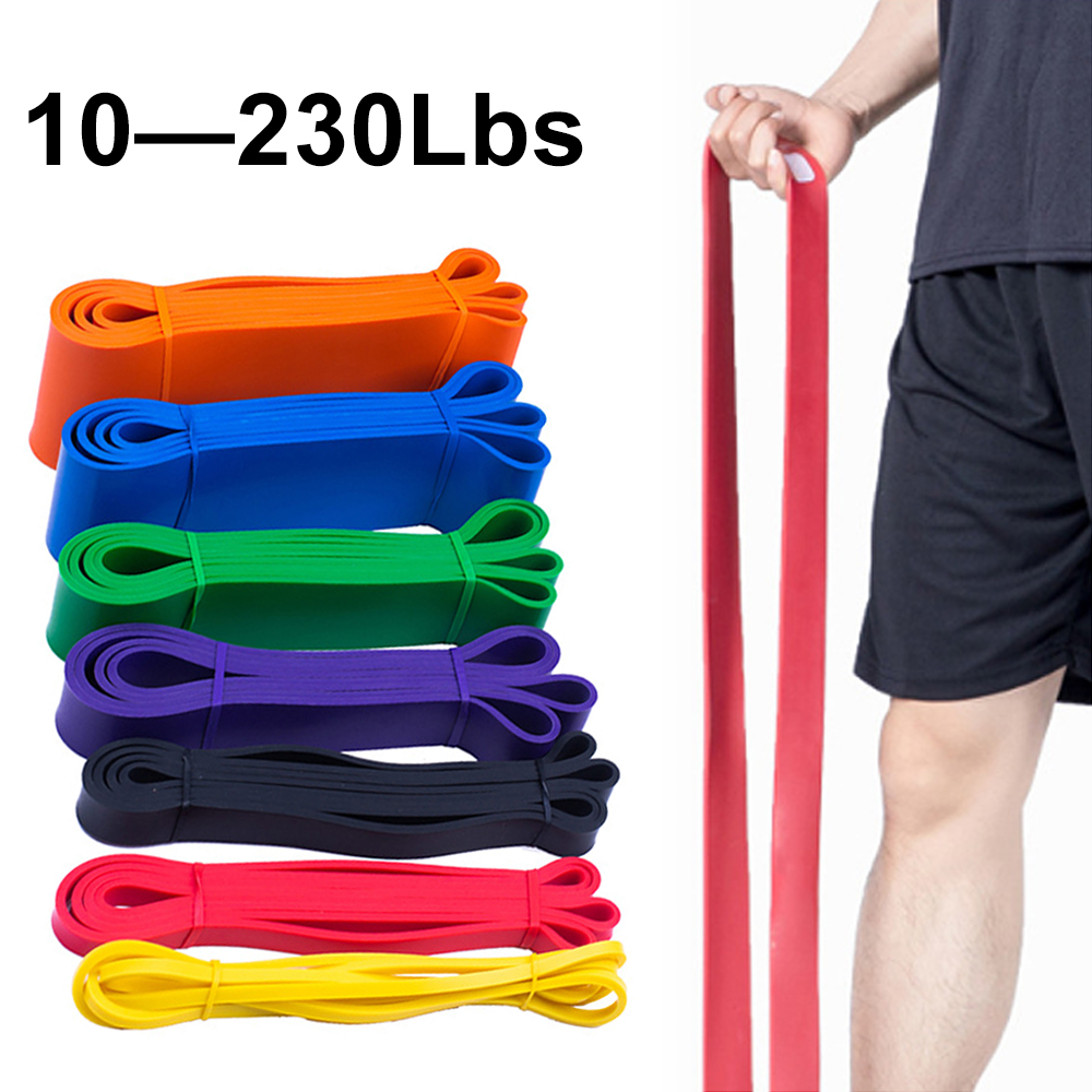 Unisex 7 Styles Pull Up Elastic Band Natural Latex Rubber Tpe Resistance Bands Gym Fitness Expander Strengthen Trainning Power