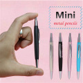 Cute Mini Metal pencil 0.7/0.5mm black yellow pink blue short student writing Mechanical automatic pencil with 30PCS refills