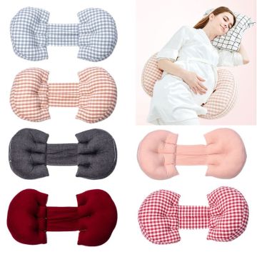 Pregnant Women Pillow Multi-Function Side Sleepers Protect Waist Sleep Pillow Abdomen Support U Shape Pregnancy Waist Pillow Mat