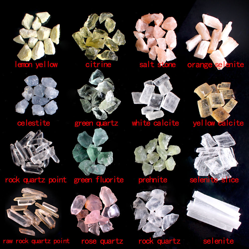 30/50/100g Colorful Natural Crystal Gravel Rough Stone Raw Gemstone Mineral Specimen Irregular Crystal Tank Decor Reiki Healing