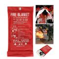 1m*1m Fire Blanket Fiberglass Fire Flame Retardant Emergency Survival Fire Shelter Safety Cover Fire Emergency Blanket