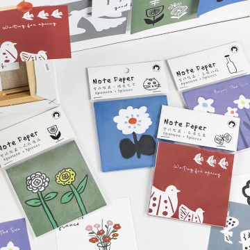 30 Sheets Creative Fresh Memo Pad Kawaii Stationery Notes Paper Girl Diary DIY Decorative Sticker School Office Supplies