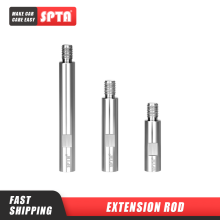 SPTA Stainless Steel Rotary Extension Shaft Set 75mm+100mm+140mm 5/8"-11/M14/M16 Thread For Polishing Polisher Pad Backing Plate