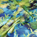 Green jungle print soft chiffon scarf cloth polyester chiffon thin fabric for dress sewing DIY patchwork clothing tissu au metre