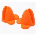 Cartoon Design Orange Fox Head Silicone Glove Mitten
