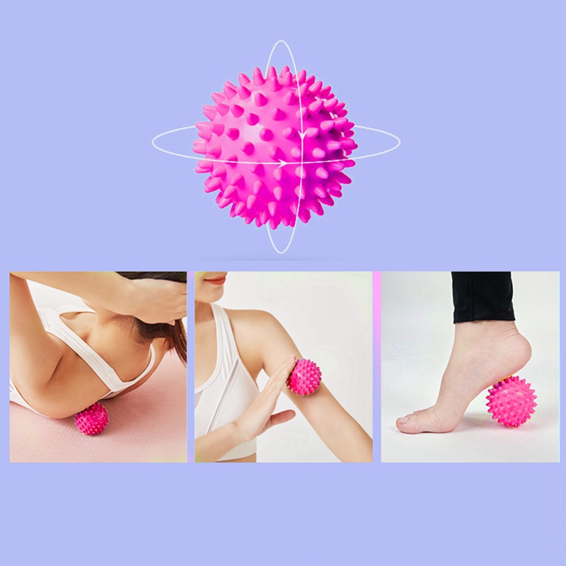 7.5cm Massage Ball Roller Reflexology Stress Relief For Body Yoga Massage Balls Fitness Gym Equipment Exercise Accessories