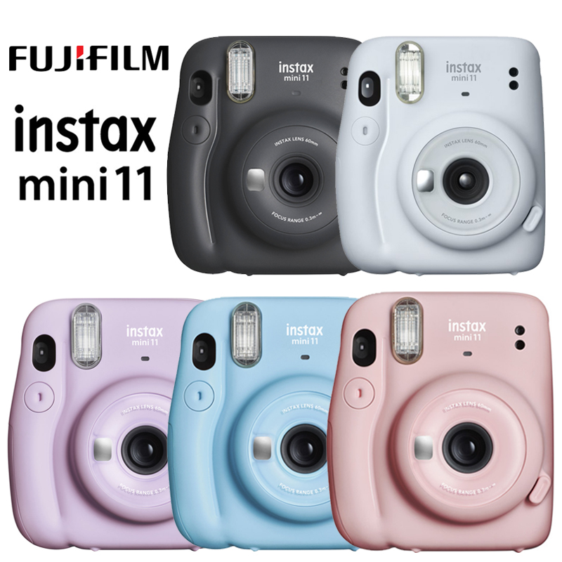 Fujifilm Instax Mini 11 Instant Camera With 40 Sheets Polaroid Mini Film Paper Camera Shoulder Strap Bag Accessories Bundle Kit